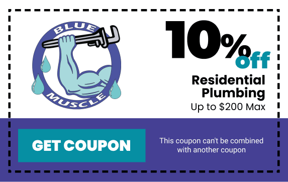 Blue Muscle Plumbing & Rooter Service in Lancaster, CA - Residential Plumbing Coupon
