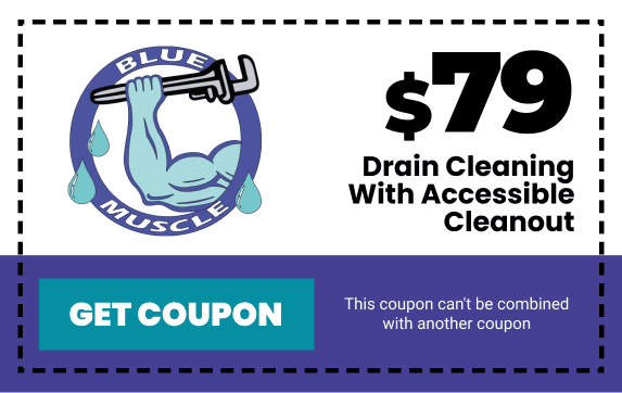 Blue Muscle Plumbing & Rooter Service in Lancaster, CA - Drain Cleaning Coupon